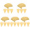 Gouden Mini Cake Bases Voor Cake Display En Feest 4