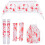 5Set Horror Halloween Grembiuli E Calze Insanguinate 3
