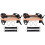 2Pz A Corda Nera Per Bambini in Legno Robusto Gioco Outdoor 2