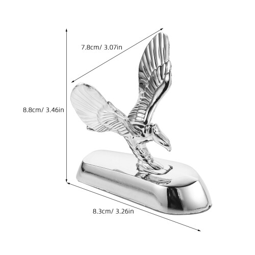 3D Aquila in Lega Silverscudo Per Auto, Camion 2