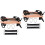 2Pz A Corda Nera Per Bambini in Legno Robusto Gioco Outdoor 4