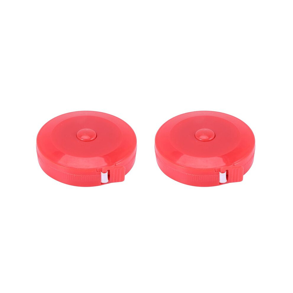 2X Tailor Sewing Retractable Ruler Tape Measure Red 1.5M/60 Inch 6033204483748
