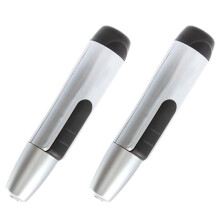 2X Viaggi Strumento Elettrico Bagnato / Secco Naso Orecchie Viso Personale Regolatore Groomer Rasoio del Pulitore Rimozione Set per Gli Uomini