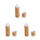 3Pz Contenitori Per in Bamboo Legno Chiaro 6