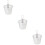3Pz Set Pasta Acciaio Argento Design Appendibile Cucina 11