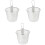 3Pz Set Pasta Acciaio Argento Design Appendibile Cucina 5