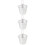 3Pz Set Pasta Acciaio Argento Design Appendibile Cucina 10