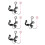 8Pz LED Clip Acquario ABS Uso 5