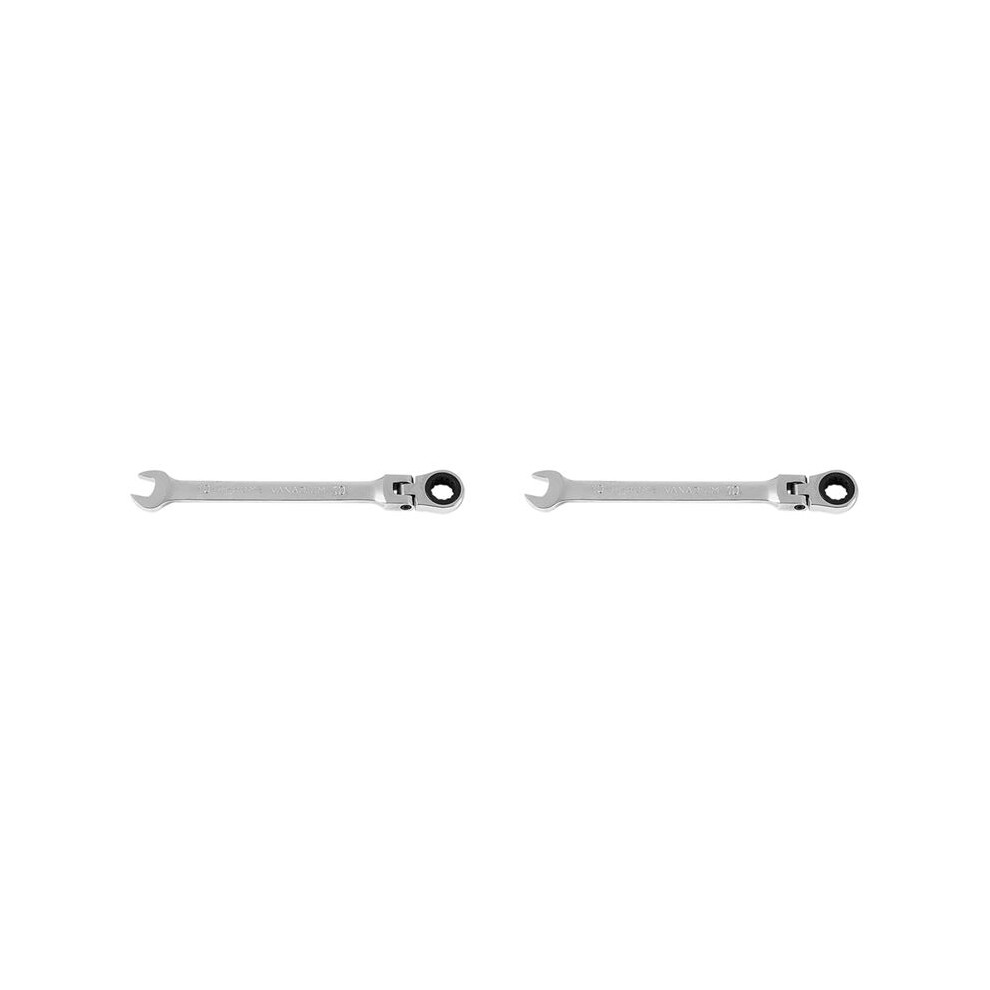 2Pc Flexible Ratchet Metric Spanner Open End And Ring Wrenches Tool 10Mm 6031449964176