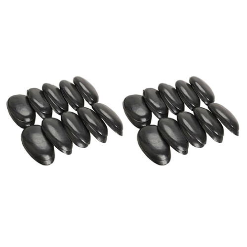 20 Pairs Black Plastic Hairdressing Dye Coloring Ear Cover Shield Protector