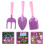 2Set Da Giardino Bambini Viola, E Pala Per 11