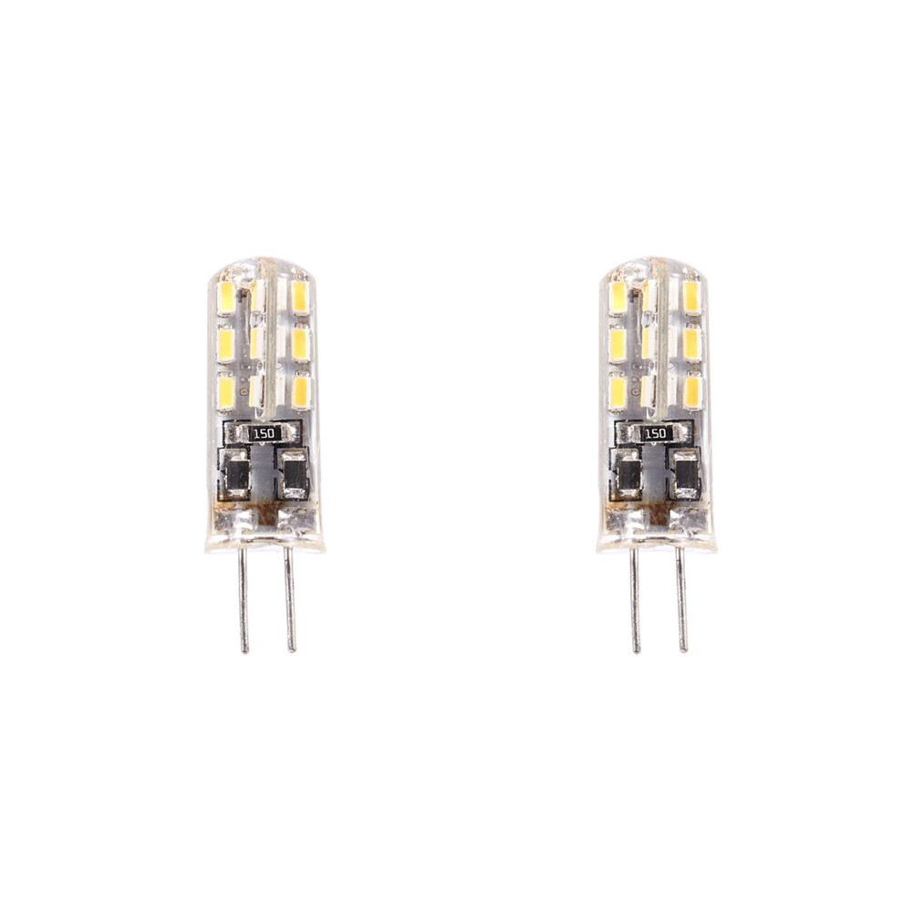 2X G4 Led Spot Bulb Lamp 1.5W 24 Smd 3014 Warm 12V Light/White 6033600722731