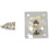 2X Chrom Platte Platz E-Ausgangsbuchse Fuer E-Gitarre 2