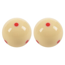 2 Piezas 2.25 Pulgada 57Mm 6 Red Spot Cue  Pro Cup Billar Pool Snooker PráCtica de Entrenamiento