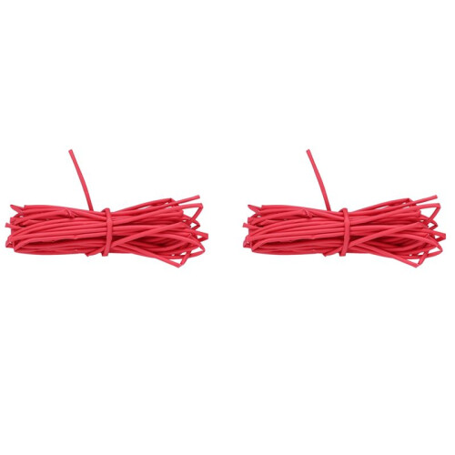 2X Wire Wrap 1Mm Dia Rote Schrumpfschlauch 4 Meter