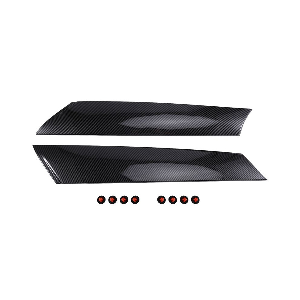 2X Front A Pillar Windshield Post Trims For Cooper 2007-2015 R55 R56 R57 51137272583 51137272584 Black 4712069377127