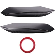 Front Bumper Splitter Lip Spoiler Dry Carbon Fiber Air Vent Frame Trim for F80 M3 F82 F83 M4 2015-2020