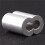200Pcs Aluminum Crimping Loop Sleeve for 3mm Diameter Wire Rope and Cable 3