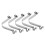 10Pcs Silver Stainless Steel Pool Brush Clips Double Pin Spring Clasps 2