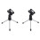 2X Detachable Foldable Portable Angle Adjustable Tripod Table Desktop Mic Miniphone Stand Holder Bracket 1