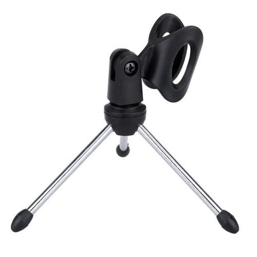 2X Detachable Foldable Portable Angle Adjustable Tripod Table Desktop Mic Miniphone Stand Holder Bracket 2