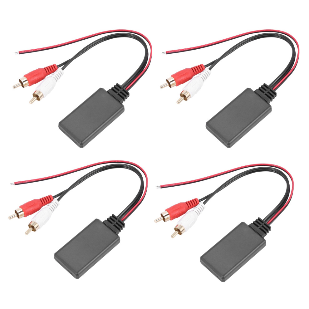 4X Car Universal Wireless Module Music Adapter Rca Aux Audio Cable 6032029575744