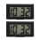 4Sets Duurzame Zwarte Auto Zelfklevend Digitale Dashboard 1