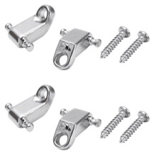 4 Piezas Retenedor de Cuerda Arbol de Cuerda Rodillo de Guitarra Electrica - Plata