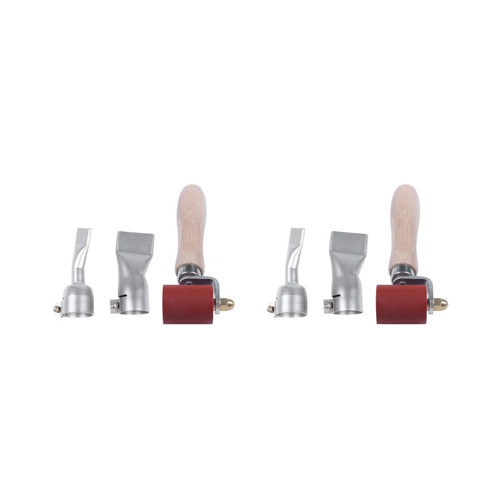 2Set 20Mm Flat Welding Nozzles+ 40Mm Rollers+40Mm Flat Nozzle For Handheld Hot Air 6032604658367