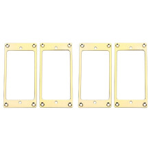 4 Stücke Metall Flache Spule Abdeckung Gitarre Pickup Rahmen Montage Ring