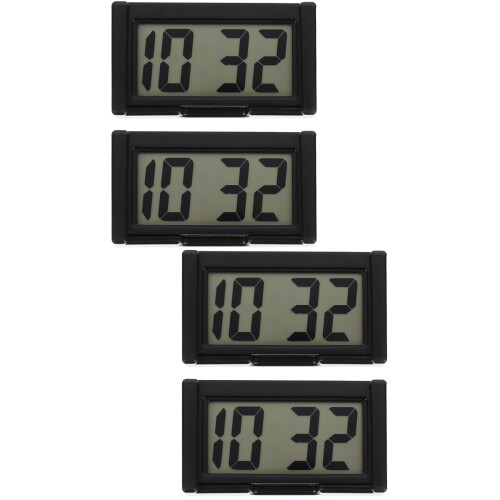 4Sets Duurzame Zwarte Auto Zelfklevend Digitale Dashboard 2