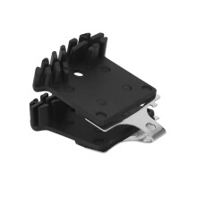 4X Brake Pads Hydraulic Disc Brake Metal Cooling Fin Ice Tech for  XT SLX Deore for  Mountain Bike Accessories