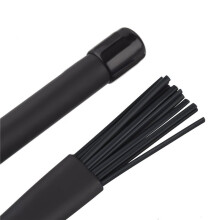 2 Pair Jazz Drum Brushes Retractable Drum Sticks 32 cm Black