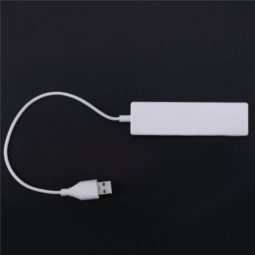 2X Ultra Slim USB Hub 4-Port USB 2.0 Hub White 2