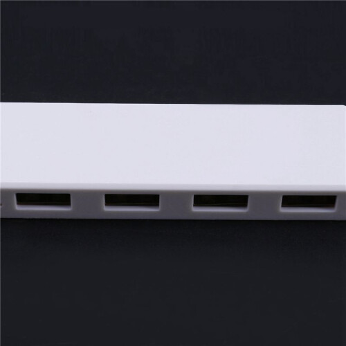 2X Ultra Slim USB Hub 4-Portars USB 2.0 Hub Vit 1