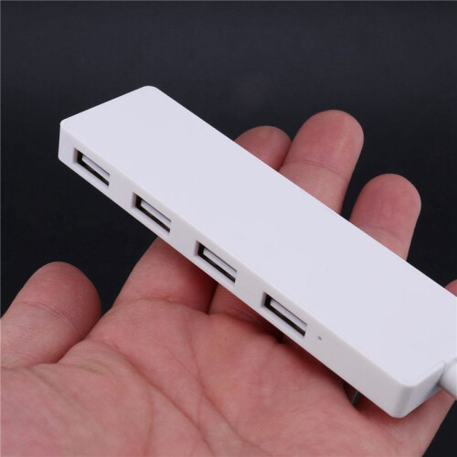 2X Ultra Slim USB Hub 4-Portars USB 2.0 Hub Vit 2