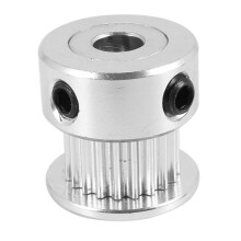 10PCS Aluminum GT2 Timing Belt Pulley 20 Teeth Bore 5mm Width 6mm and Wrench for RepRap 3D Printer Prusa I3