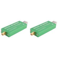 2X Adattatore USB RTL-SDR RTL2832U + R820T2 + 1Ppm Ricevitore per Sintonizzatore TV TCXO