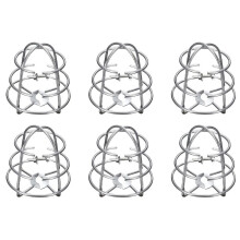 6X Fire Sprinkler Hoofdbescherming, Fire Sprinkler  Protection Frame Verzonken Heavy Duty Chrome Plated Sprinkler Headcage