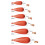 Fishing Practice Plug Fishing Casting Plug Baitcasting Rubber Practice Plug Suitable for Improving Casting Skill,18Pcs 7