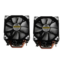 2X SNOWMAN M-T6 4PIN CPU KüHler Master 6 WäRme Leitung Doppel LüFter 12cm LüFter LGA775 1151 115X 1366 UnterstüTzung  für