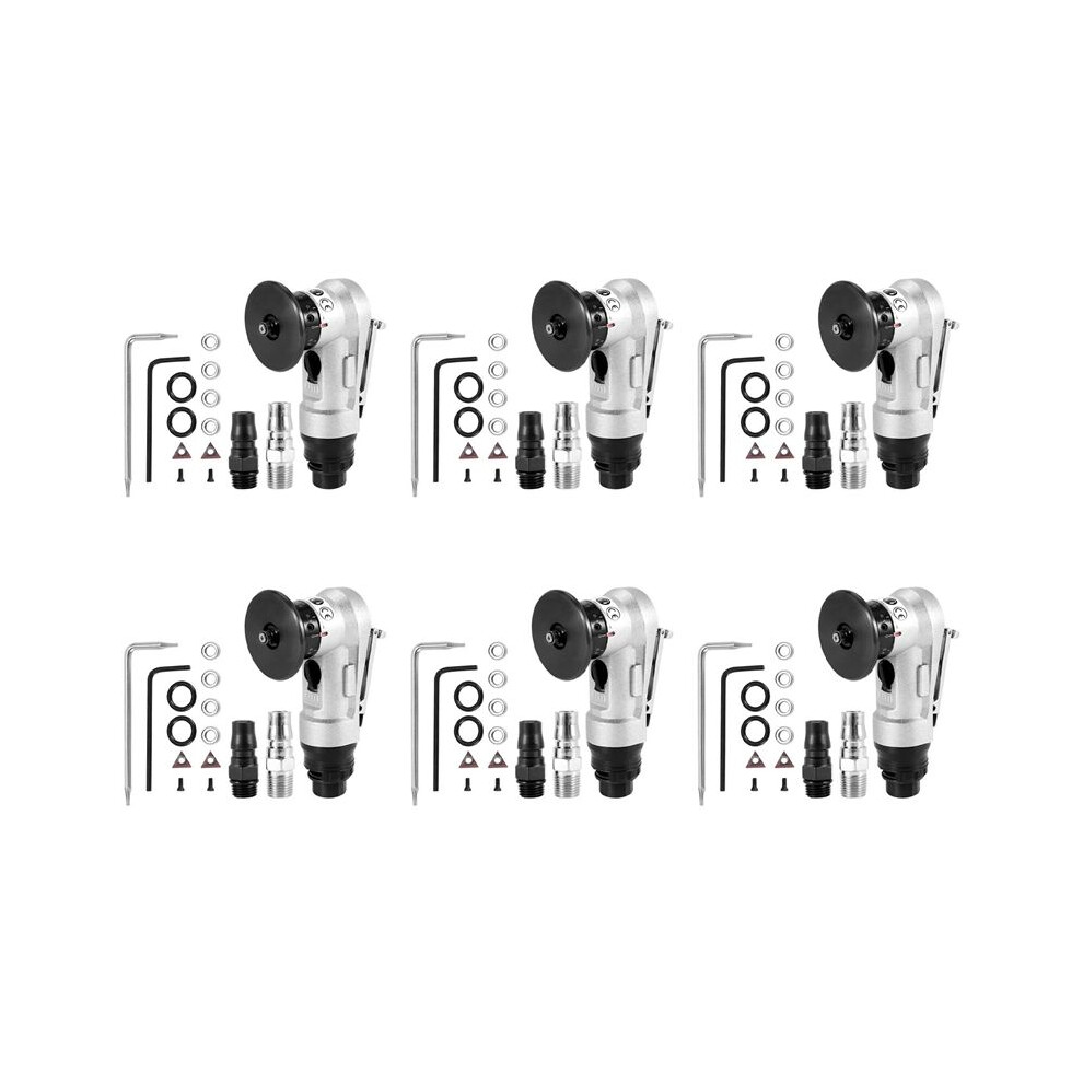 6X Manual Pneumatic Chamfering Machine, Linear Chamfering Tools, 45 Degree Metal Trimming Arc Corner Deburring Kit 6031183610261