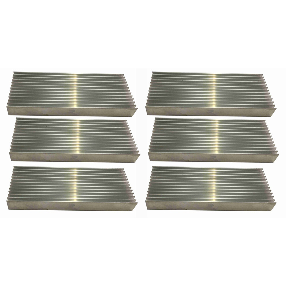 6 Pcs Aluminium Power Amplifier Heatsink Heat Sink 100X40x11mm 4712324900343