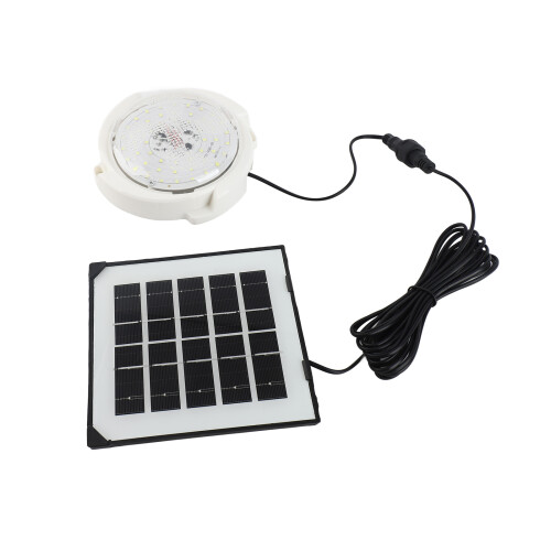 45W Solar LED Ceiling Light with Remote Control, IP65 Waterproof
