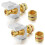Banaan Jack Binding Post  Jack Insert met Zwarte &  Ringen, Schroef Type Audio Speaker , 6 Paar/12 Pack 2