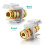 Banaan Jack Binding Post  Jack Insert met Zwarte &  Ringen, Schroef Type Audio Speaker , 6 Paar/12 Pack 6