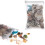 80 StüCk Aquarium Filter Beutel Media Gittergewebe Filter Beutel Weiß und Schwarz 10