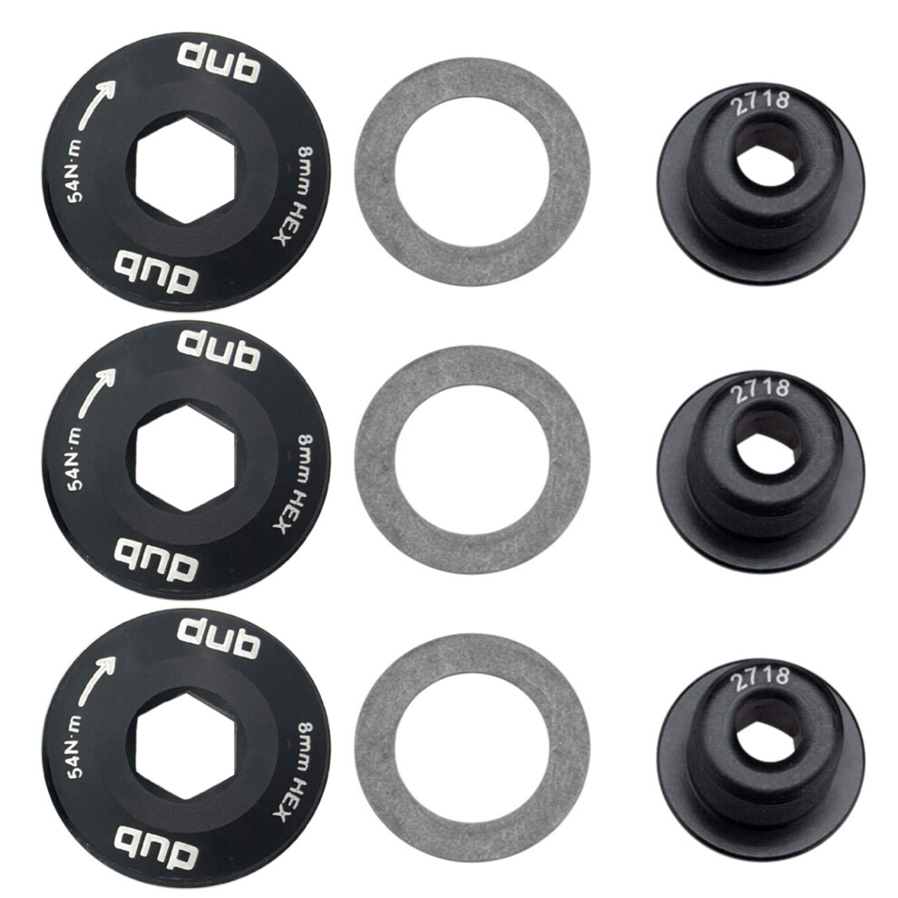 3X Mtb Road Bike Dub Crank Arm Bolt M15/M26 Alloy Self Extracting Screw For Black 4712379986996