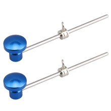 Batedor de Bumbo de Liga de AlumíNio Azul 2X Batedor de Bumbo Pedal Pedal Batedor PeçAs Sobressalentes