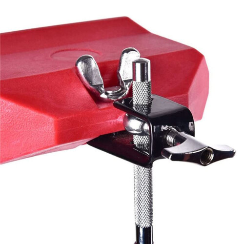 2st 5 Inch Jamblok, Plastic Muzikaal Percussieblok Compatibel met Latin Druminstrument (Rood) 2